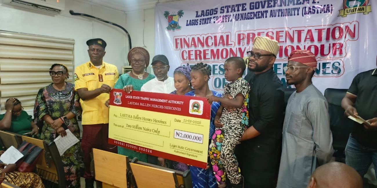 Lagos Disburses N40Million To Families Of Fallen LASTMA Officers