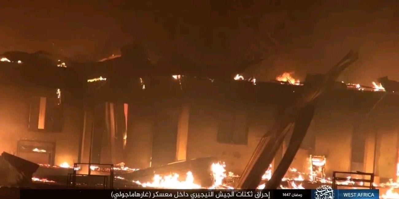 BREAKING: ISWAP Storms Nigerian Army Camp In Adamawa, Kills Two Soldiers, Burns Vehicles