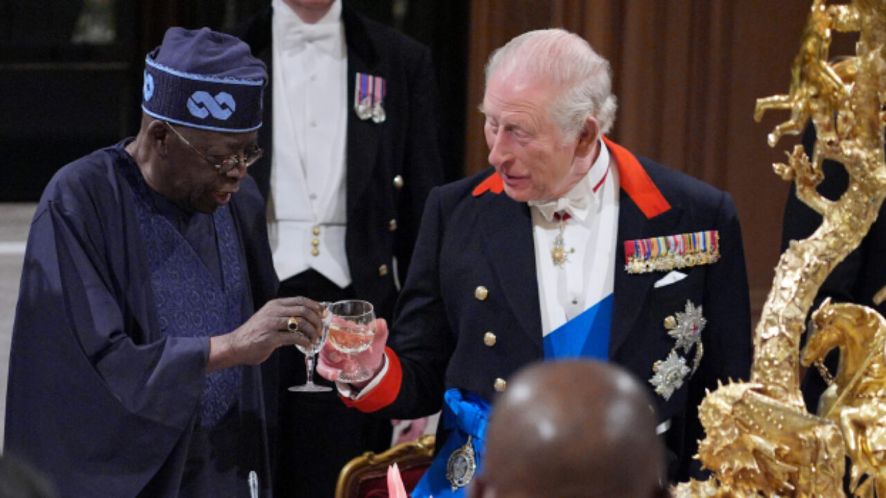 King Charles Hosts Tinubu To State Banquet, Hails UK–Nigeria Partnership